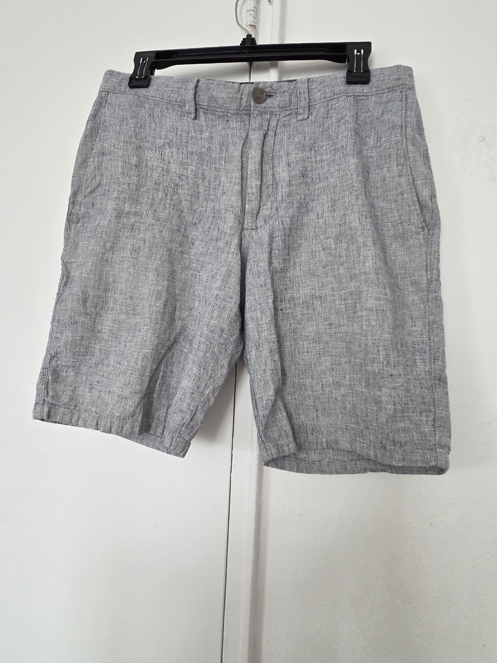 Banana Republic Gray Linen-Blend Men's Shorts
